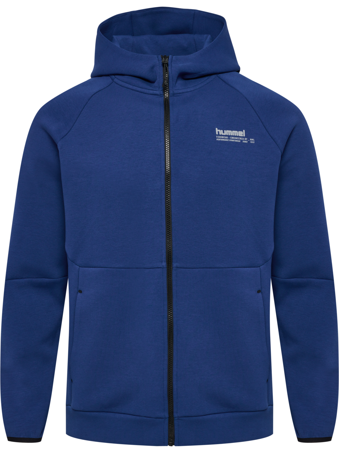 hmlTECH FLEECE REGULAR ZIP HOODIE, ESTATE BLUE, packshot