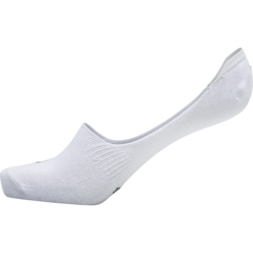 hmlCHEVRON 6-PACK NO SHOW SOCKS, WHITE/BLACK/GREY, packshot