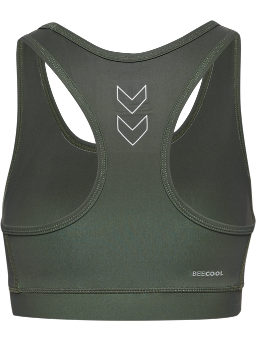 hmlTE FUNDAMENTAL SPORTS BRA, CLIMBING IVY hmlTE FUNDAMENTAL SPORTS BRA, CLIMBING IVY, packshot