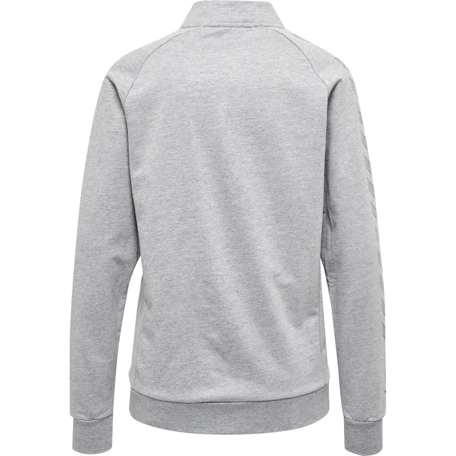 hmlMOVE GRID COTTON ZIP JACKET WOMA, GREY MELANGE, packshot