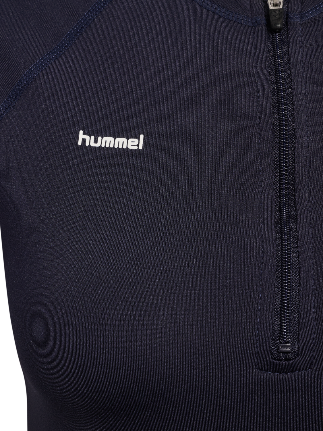 hmlPRIMA W HALF ZIP T-SHIRT S/S, NIGHT SKY, packshot