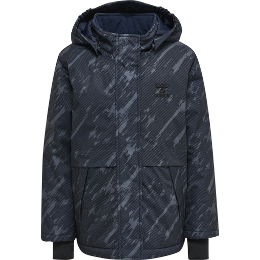 hmlURBAN TEX JACKET, BLACK IRIS, packshot