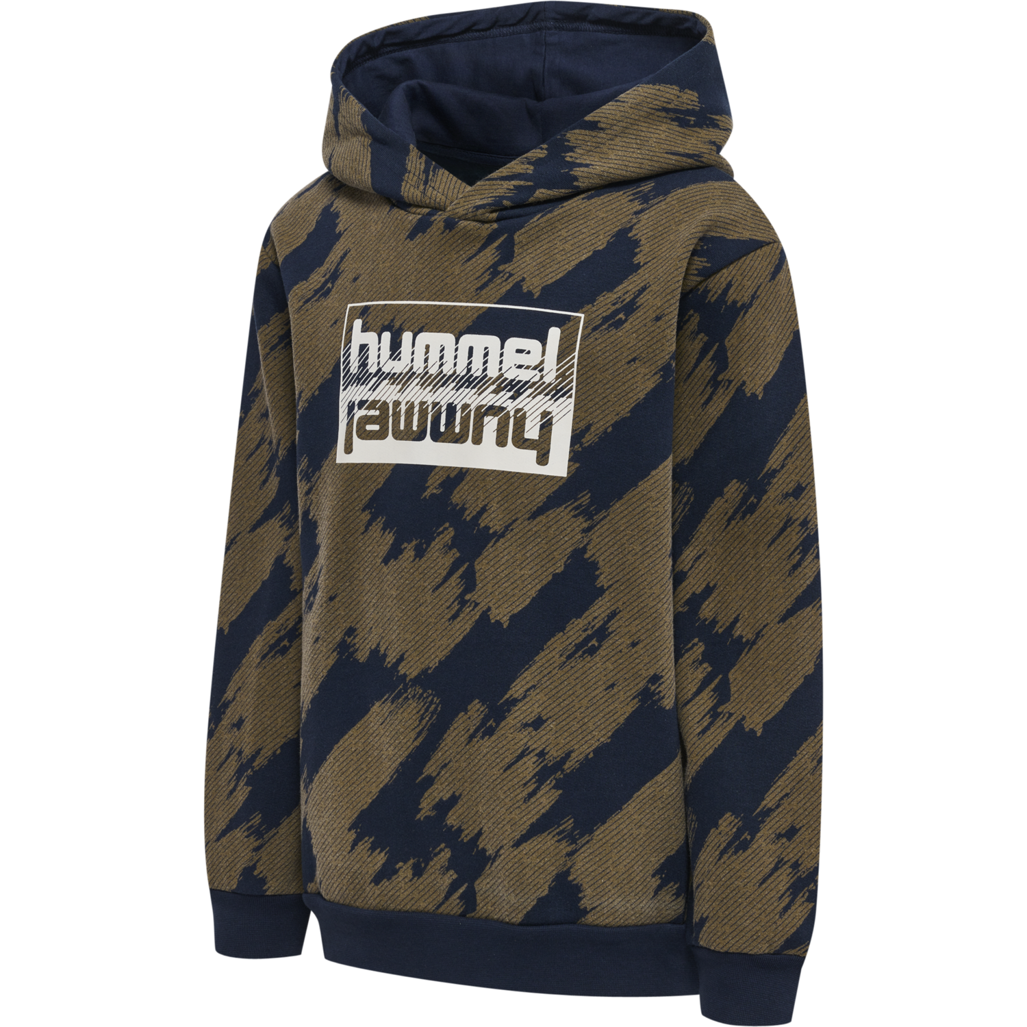 hmlZION HOODIE, BLACK IRIS, packshot