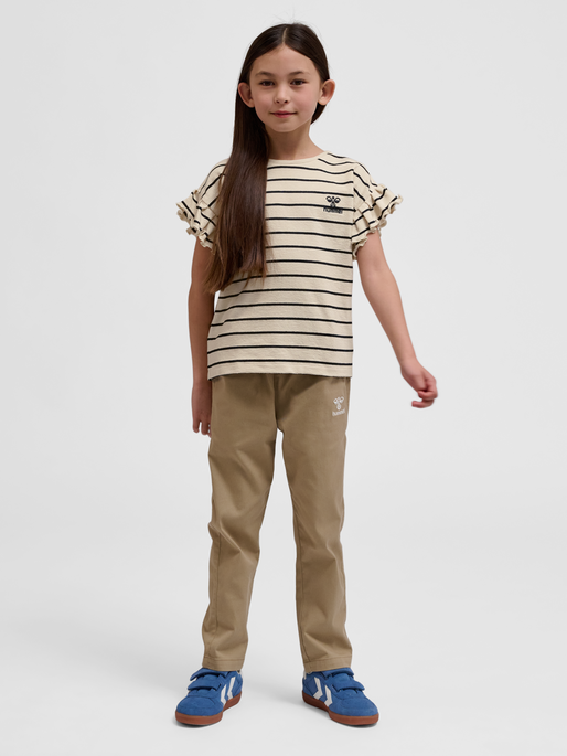 hmlAJMA T-SHIRT S/L, WHITECAP GRAY, model