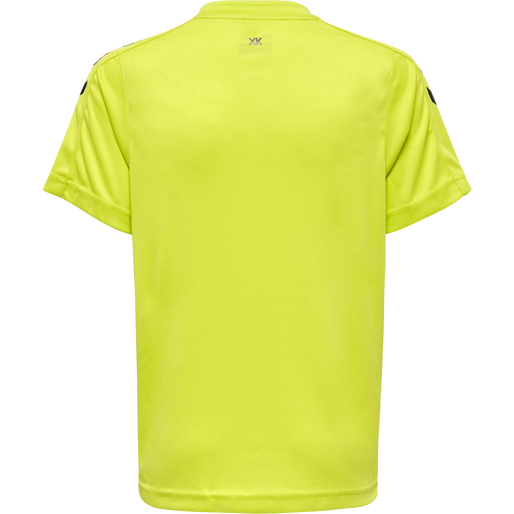 hmlCORE XK POLY JERSEY S/S KIDS, LIME POPSICLE, packshot