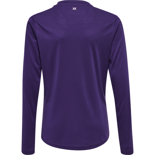 hmlCORE XK POLY JERSEY L/S KIDS, ACAI, packshot