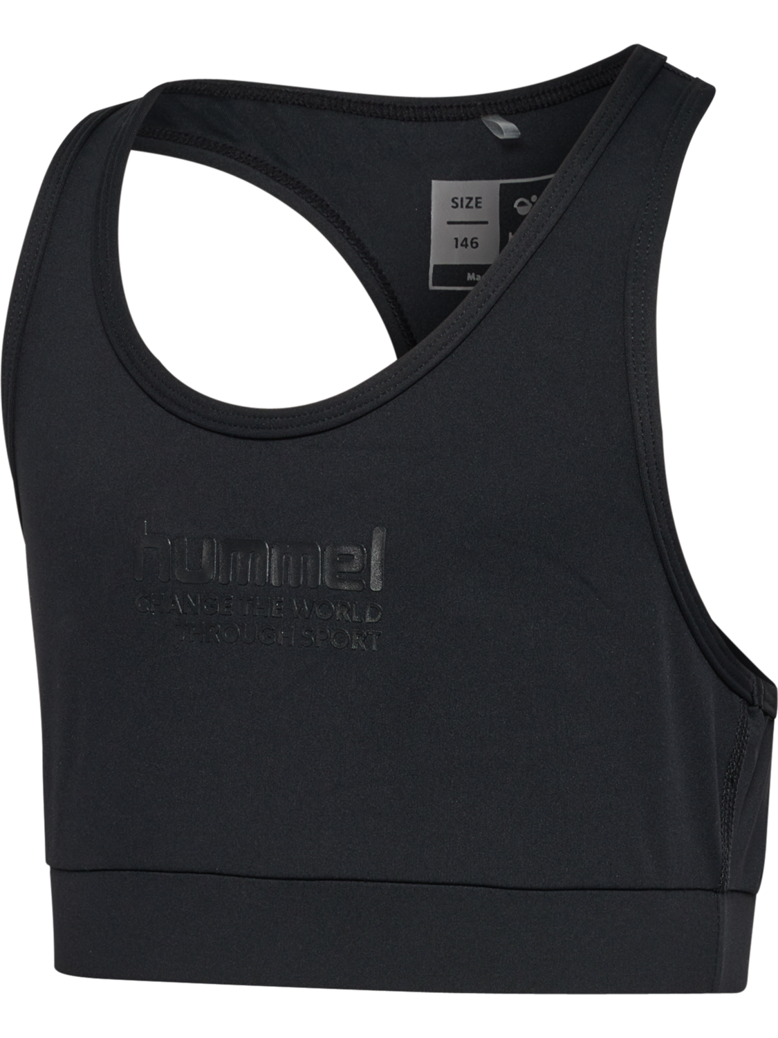 hmlPURE SPORTS TOP, BLACK, packshot