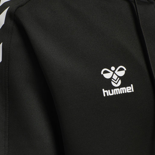hmlCORE XK POLY ZIP HOOD SWEAT, BLACK hmlCORE XK POLY ZIP HOOD SWEAT, BLACK, packshot