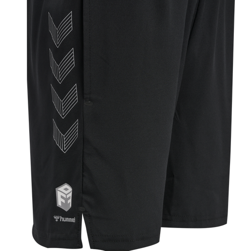 hmlMOVE GRID WOVEN SHORTS KIDS, BLACK, packshot