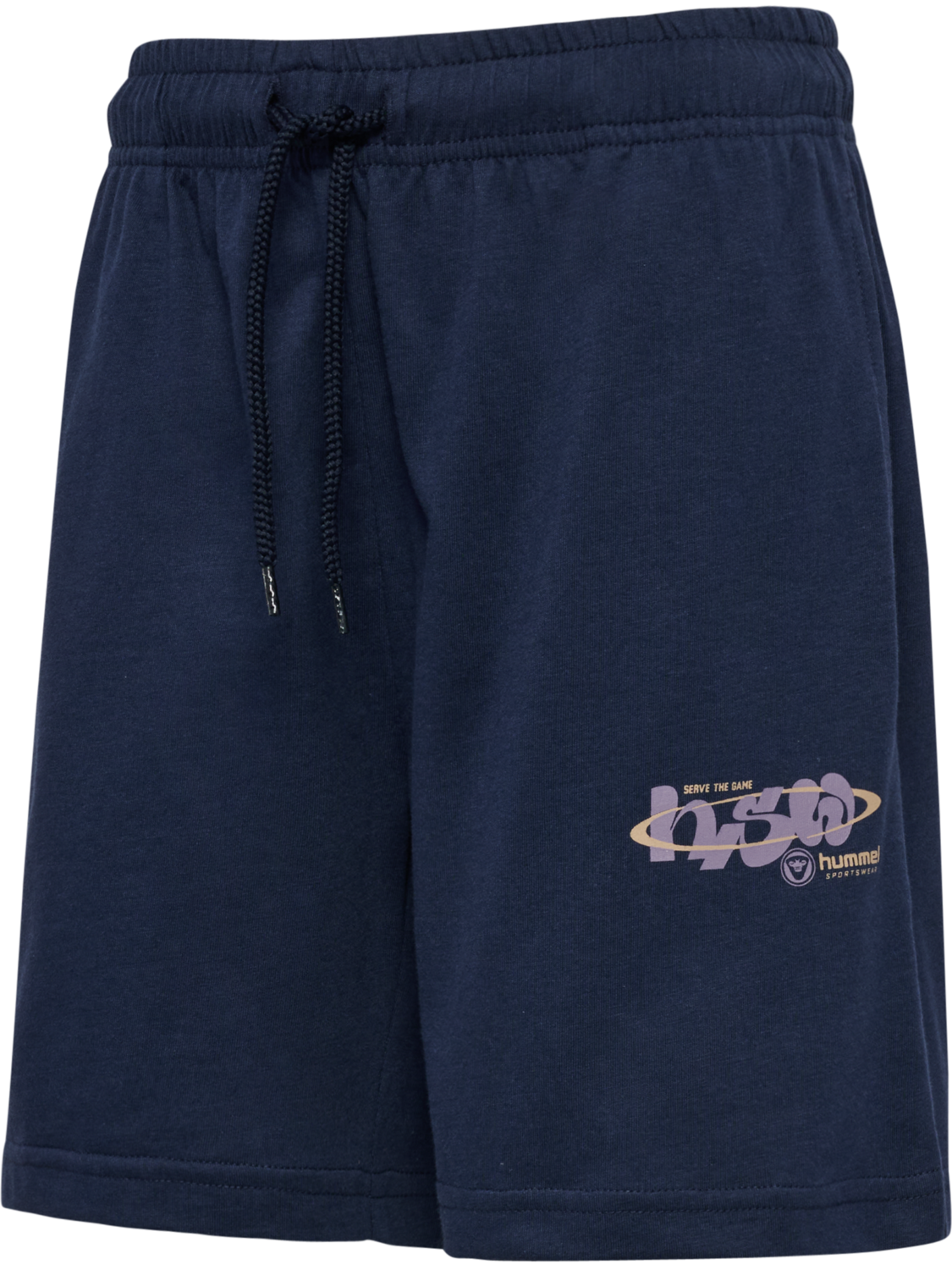 hmlJR LOOSE SET HS GRAPHIC, DRESS BLUES, packshot