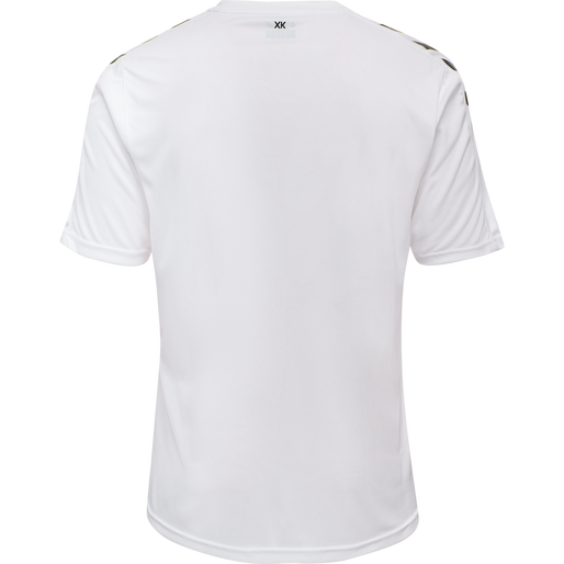 hmlCORE XK POLY JERSEY S/S, WHITE hmlCORE XK POLY JERSEY S/S, WHITE, packshot