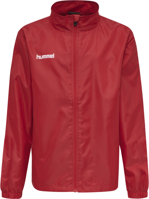 hmlPROMO RAIN JACKET KIDS, TRUE RED, packshot