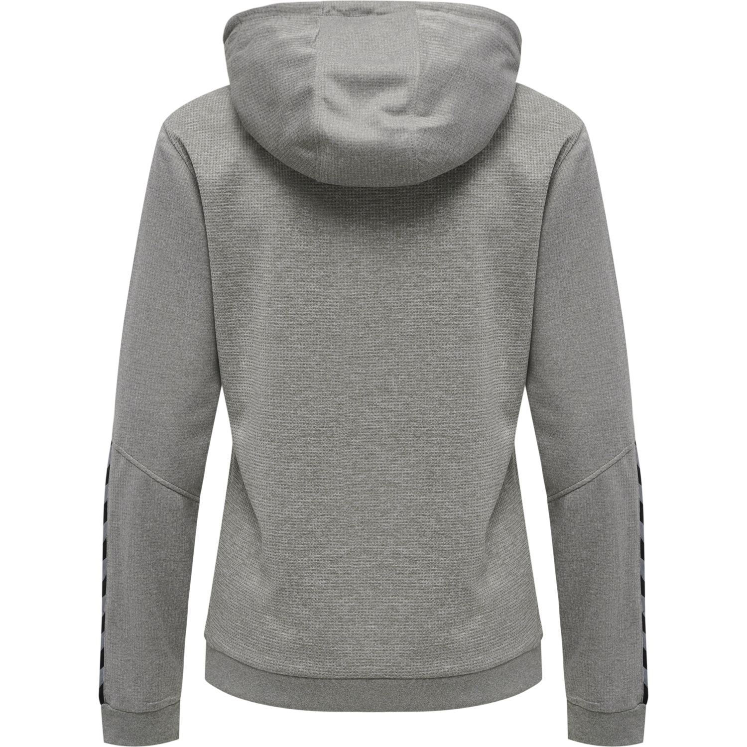 hmlAUTHENTIC POLY HOODIE WOMAN, GREY MELANGE, packshot