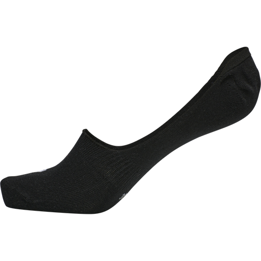 hmlCHEVRON 6-PACK NO SHOW SOCKS, BLACK, packshot
