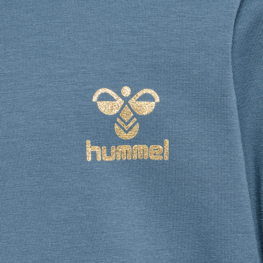 hmlMALIN T-SHIRT L/S, BLUE MIRAGE, packshot