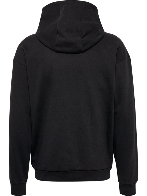 hmlFELIX LOOSE HOODIE, BLACK hmlFELIX LOOSE HOODIE, BLACK, packshot