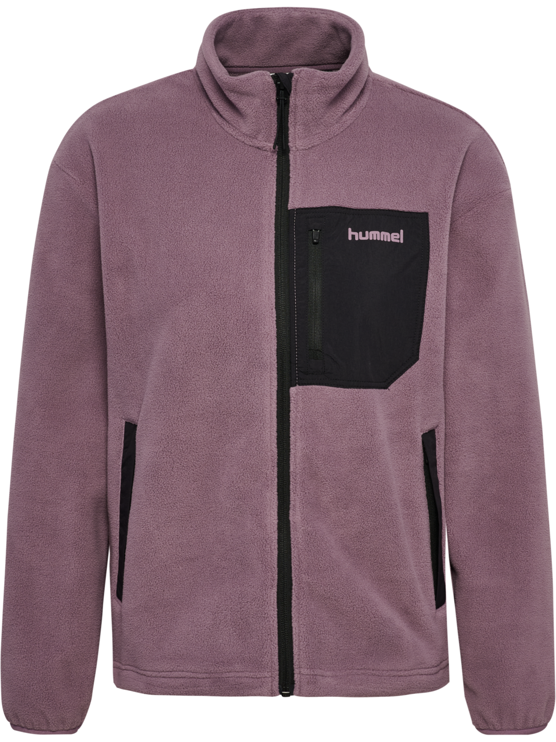 hmlPOLAR FLEECE WOMEN JACKET, BLACK PLUM, packshot