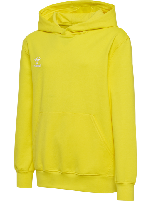 hmlGO 2.0 HOODIE KIDS, BLAZING YELLOW, packshot