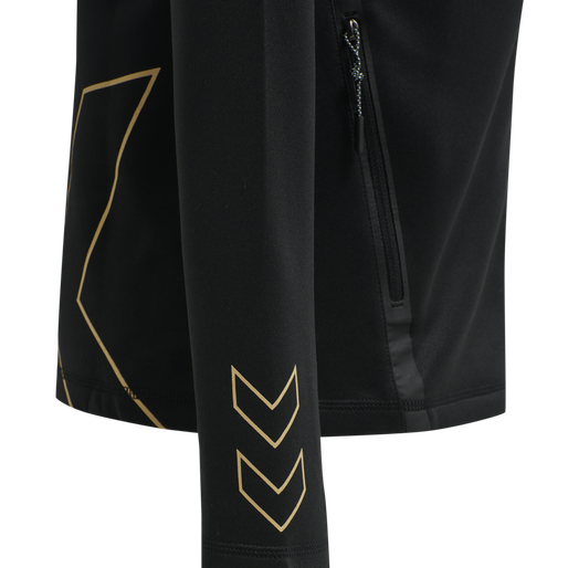 hmlCIMA XK ZIP JACKET WOMAN, BLACK hmlCIMA XK ZIP JACKET WOMAN, BLACK, packshot