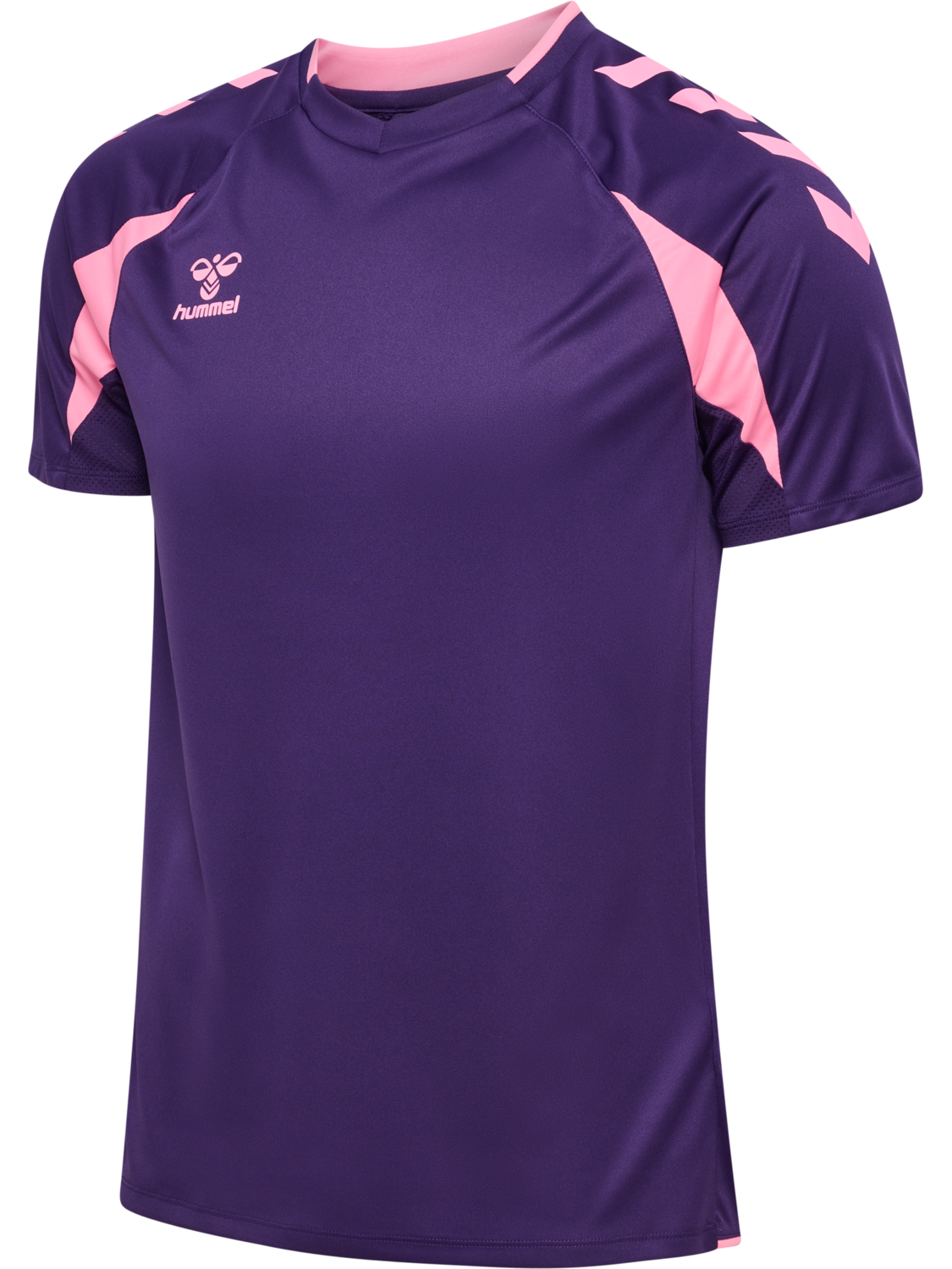 hmlCORE 2.0 JERSEY S/S, ACAI/COTTON CANDY, packshot