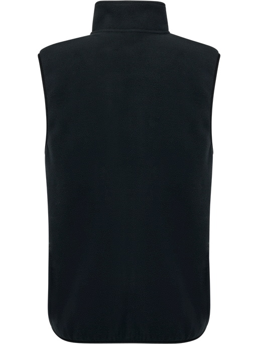 hmlLGC SUM FLEECE WAISTCOAT, BLACK, packshot