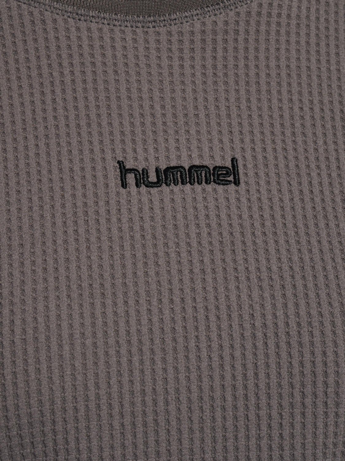 hmlSOFT WAFFLE W T-SHIRT L/S, FALCON, packshot