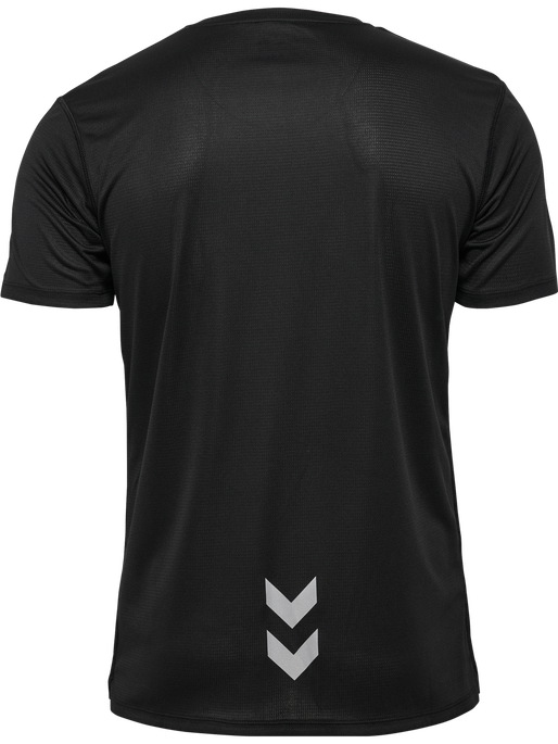 hmlRUN JERSEY S/S, BLACK hmlRUN JERSEY S/S, BLACK, packshot
