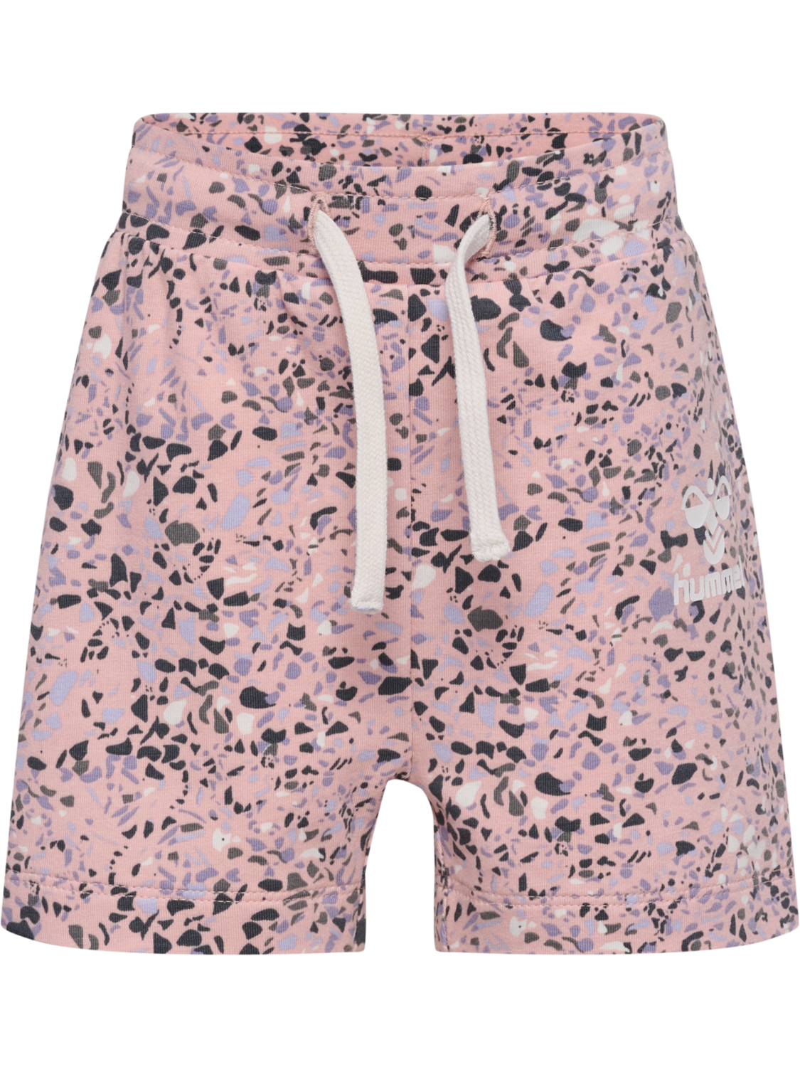 hmlKRISTA AOP SHORTS, STRAWBERRY CREAM, packshot