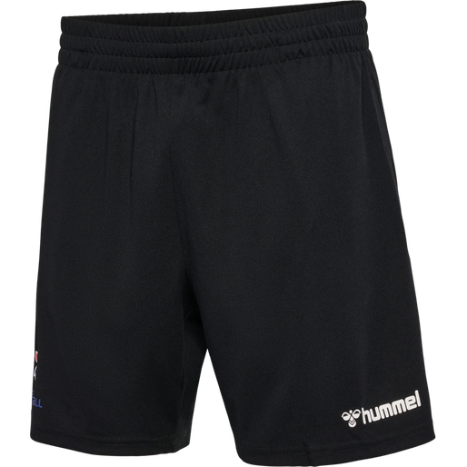 FFHB REFEREE POLY SHORTS, BLACK W, packshot