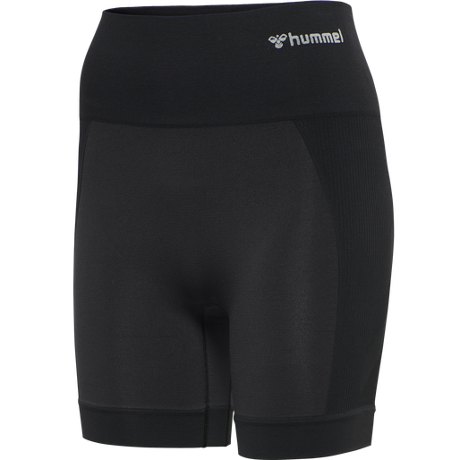 hmlTIF SEAMLESS SHORTS, BLACK, packshot