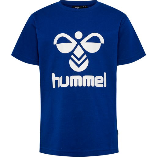 hmlTRES T-SHIRT S/S 2-PK, DEEP TEAL/SODALITE BLUE, packshot
