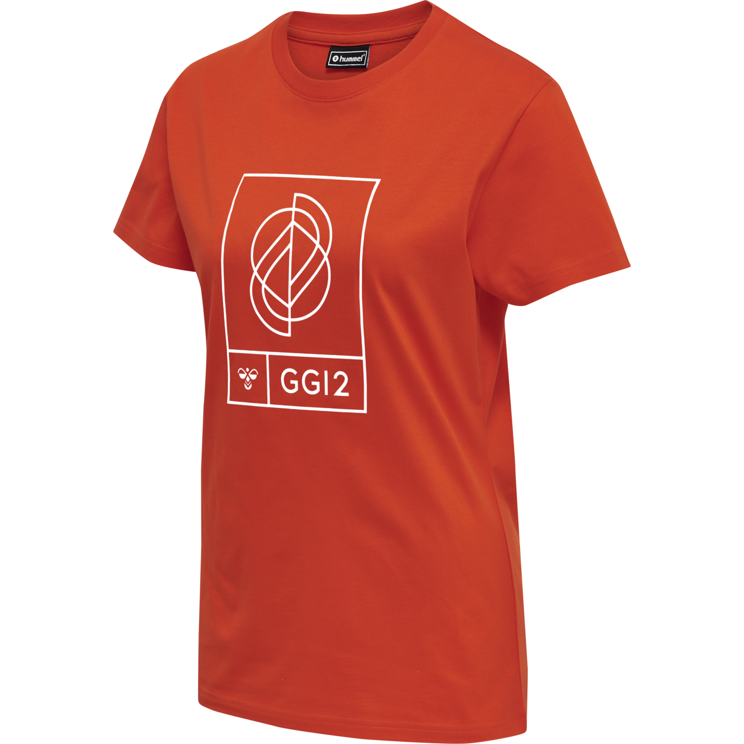 hmlGG12 T-SHIRT S/S WOMAN, CHERRY TOMATO, packshot