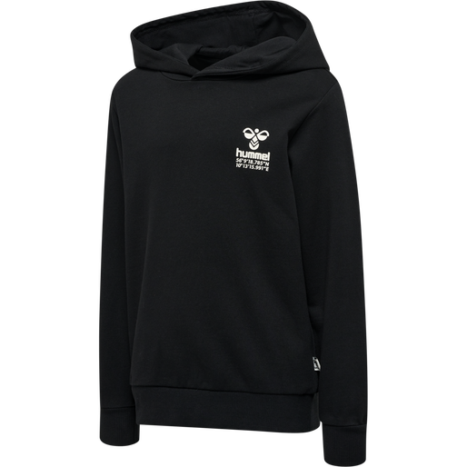 hmlGLOBAL HOODIE, BLACK hmlGLOBAL HOODIE, BLACK, packshot