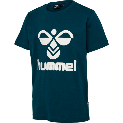 hmlTRES T-SHIRT S/S 2-PK, DEEP TEAL/SODALITE BLUE, packshot