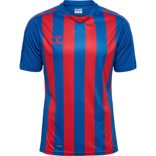 hmlCORE XK STRIPED JERSEY S/S, TRUE BLUE/TRUE RED hmlCORE XK STRIPED JERSEY S/S, TRUE BLUE/TRUE RED, packshot