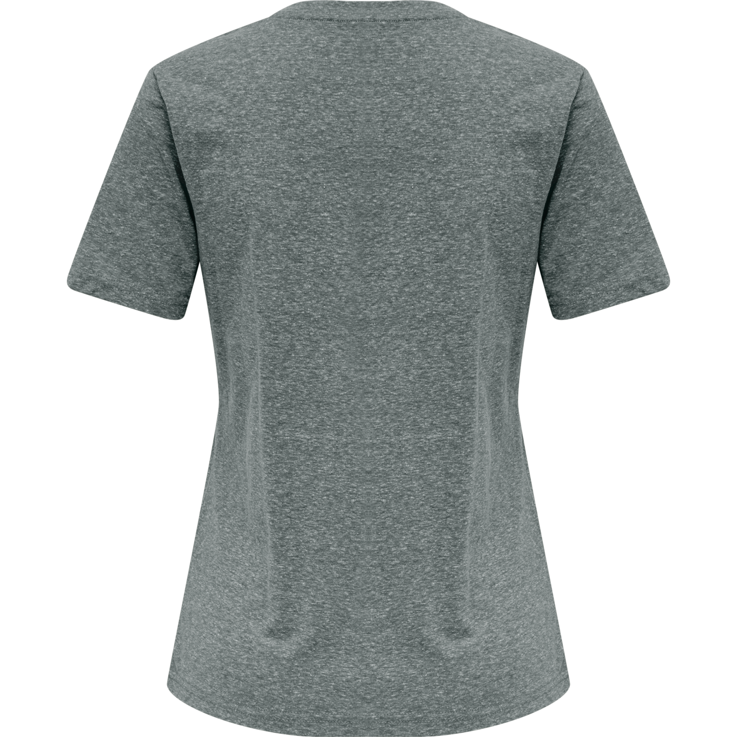 hmlZANDRA T-SHIRT, DARKEST SPRUCE MELANGE, packshot