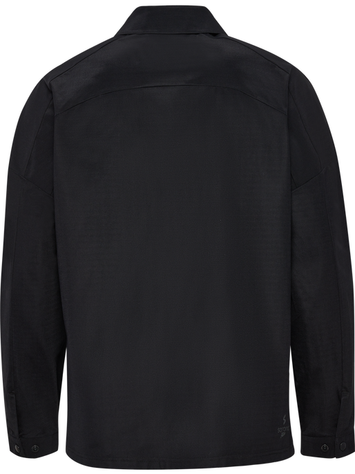hmlSORONA LOOSE OVERSHIRT, BLACK, packshot
