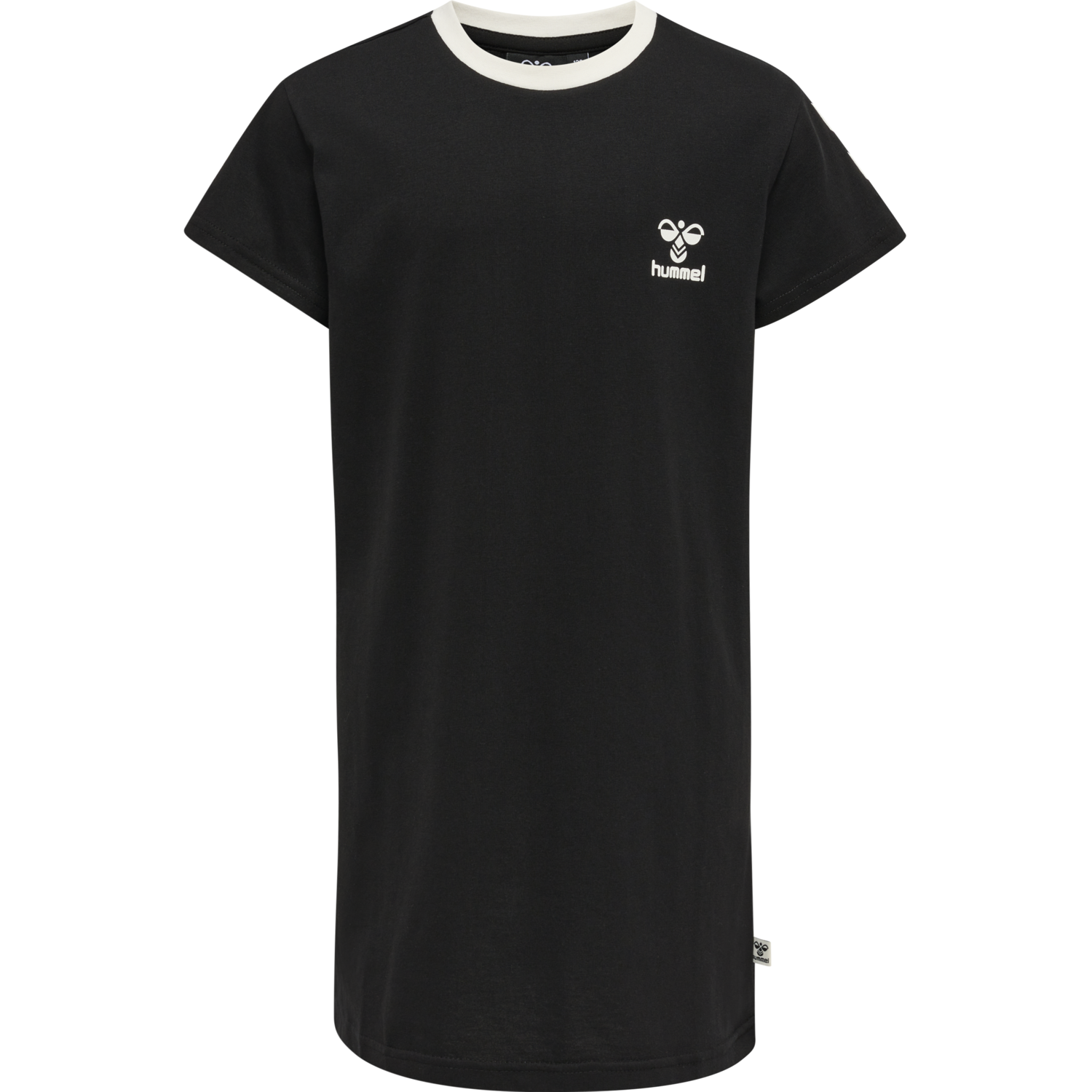 hmlMILLE T-SHIRT DRESS S/S, BLACK, packshot