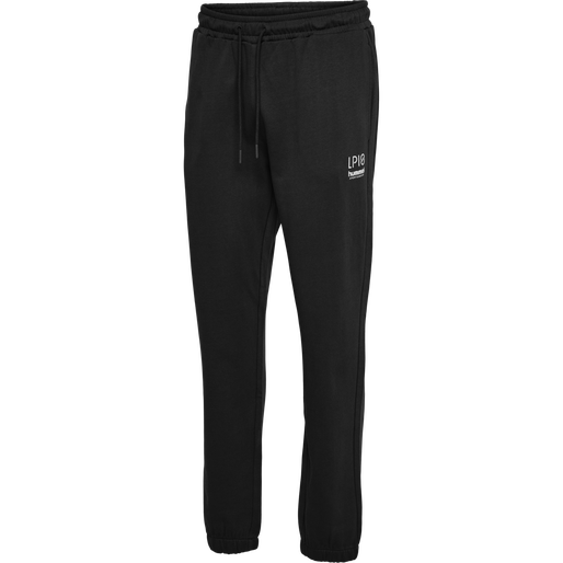 hmlLP10 LOOSE SWEATPANTS, BLACK, packshot