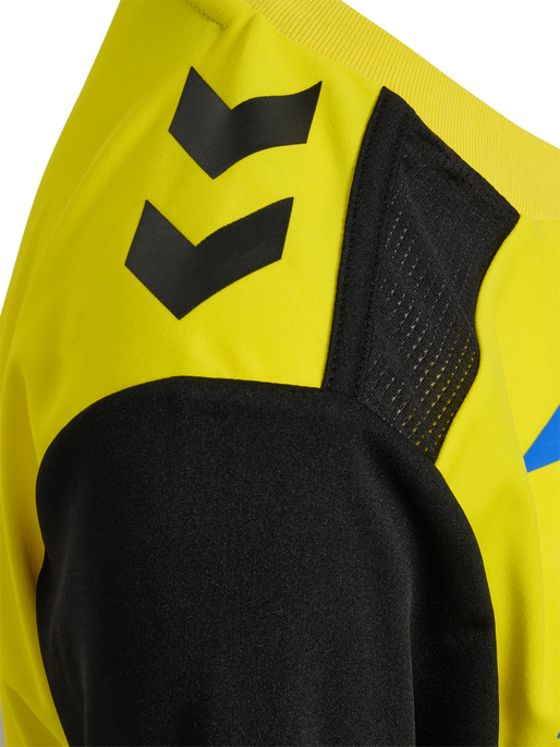 FFHB NEW REFEREE JERSEY S/S WO, BLAZING YELLOW W/O SPONSOR, packshot