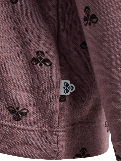 hmlMINI WOOL T-SHIRT L/S, TWILIGHT MAUVE, packshot