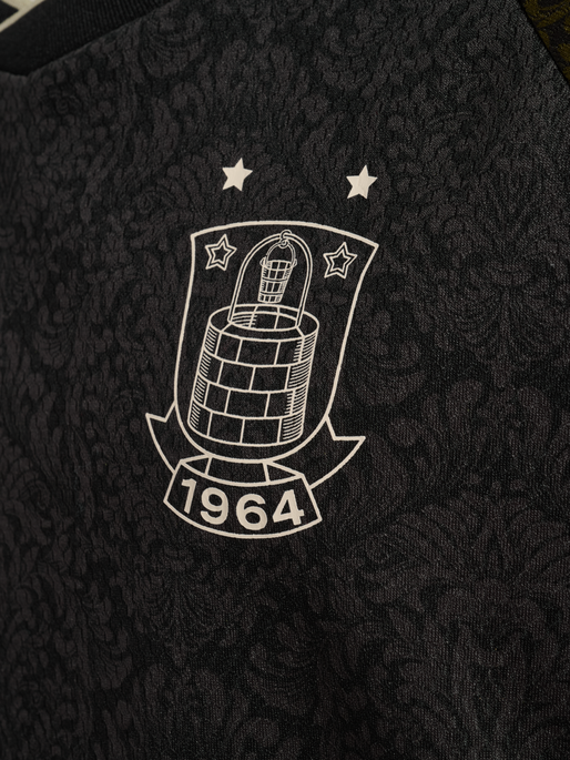 BIF 24/25 THIRD JERSEY S/S KIDS, CAVIAR/FIR GREEN BIF 24/25 THIRD JERSEY S/S KIDS, CAVIAR/FIR GREEN, packshot