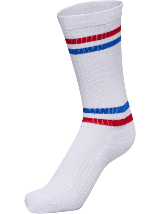 hml3-PACK SOCKS CHEVRON HIGH RETRO, WHITE/BARBADOSCHERRY/EDEN/SKYD hml3-PACK SOCKS CHEVRON HIGH RETRO, WHITE/BARBADOSCHERRY/EDEN/SKYD, packshot