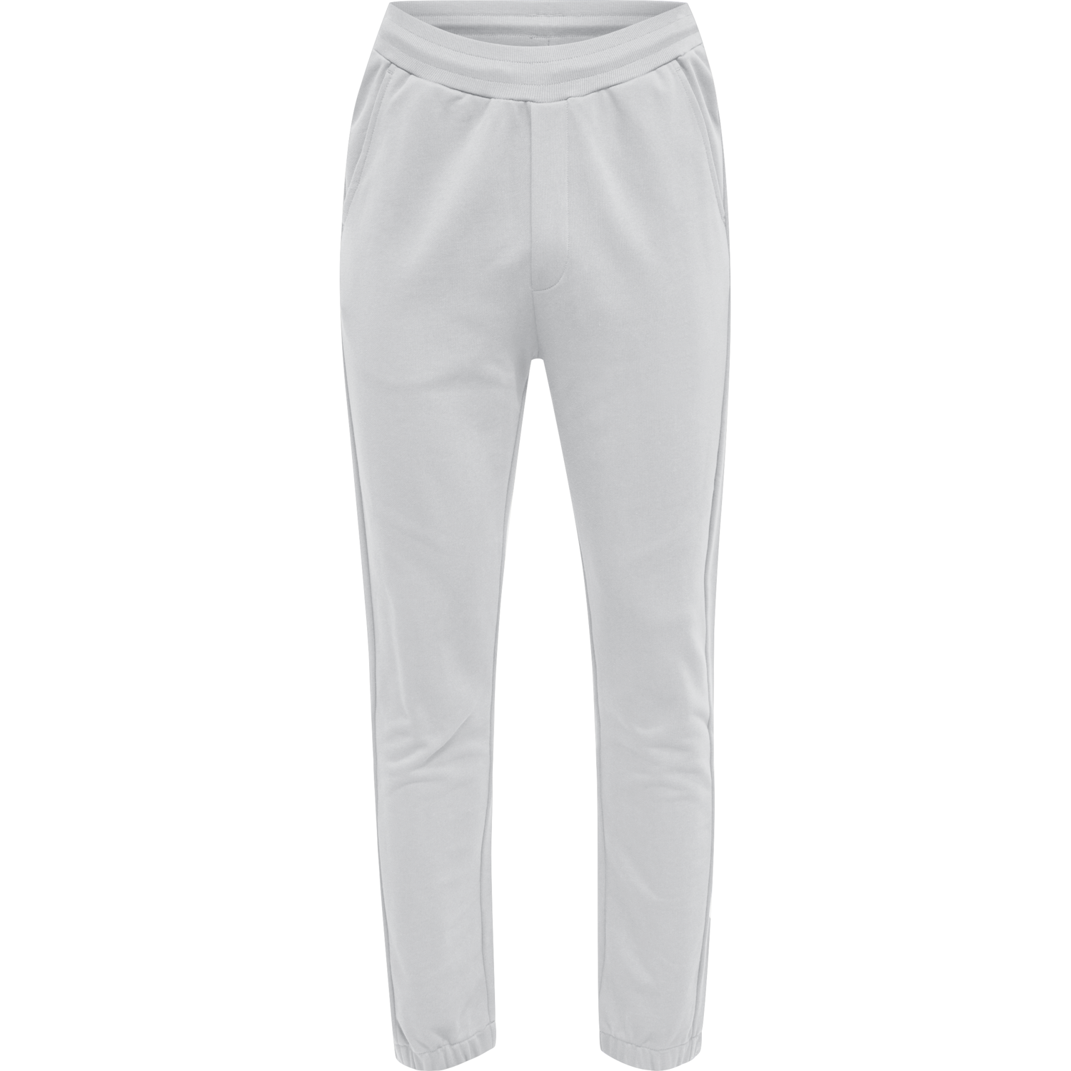hmlLGC MANFRED REGULAR PANTS, LIGHT GREY MELANGE, packshot