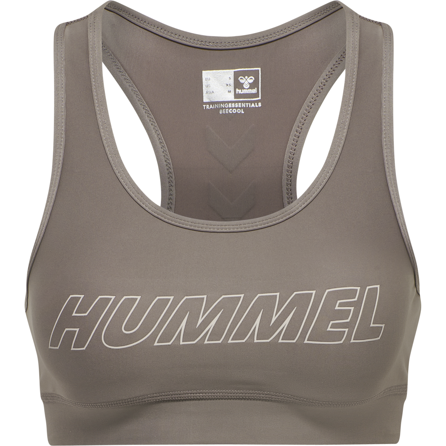 hmlTE TOLA 2-PACK SPORTS BRA, BLACK/DRIFTWOOD, packshot