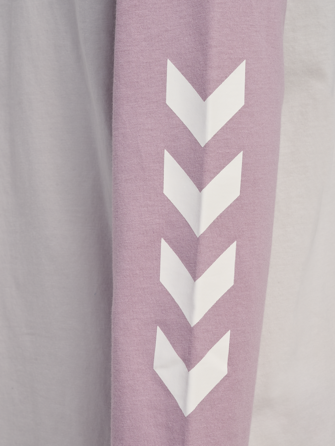 hmlJR LOGO T-SHIRT L/S, SEA FOG, packshot