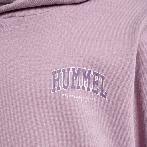 hmlFAST HOODIE, MAUVE SHADOW, packshot