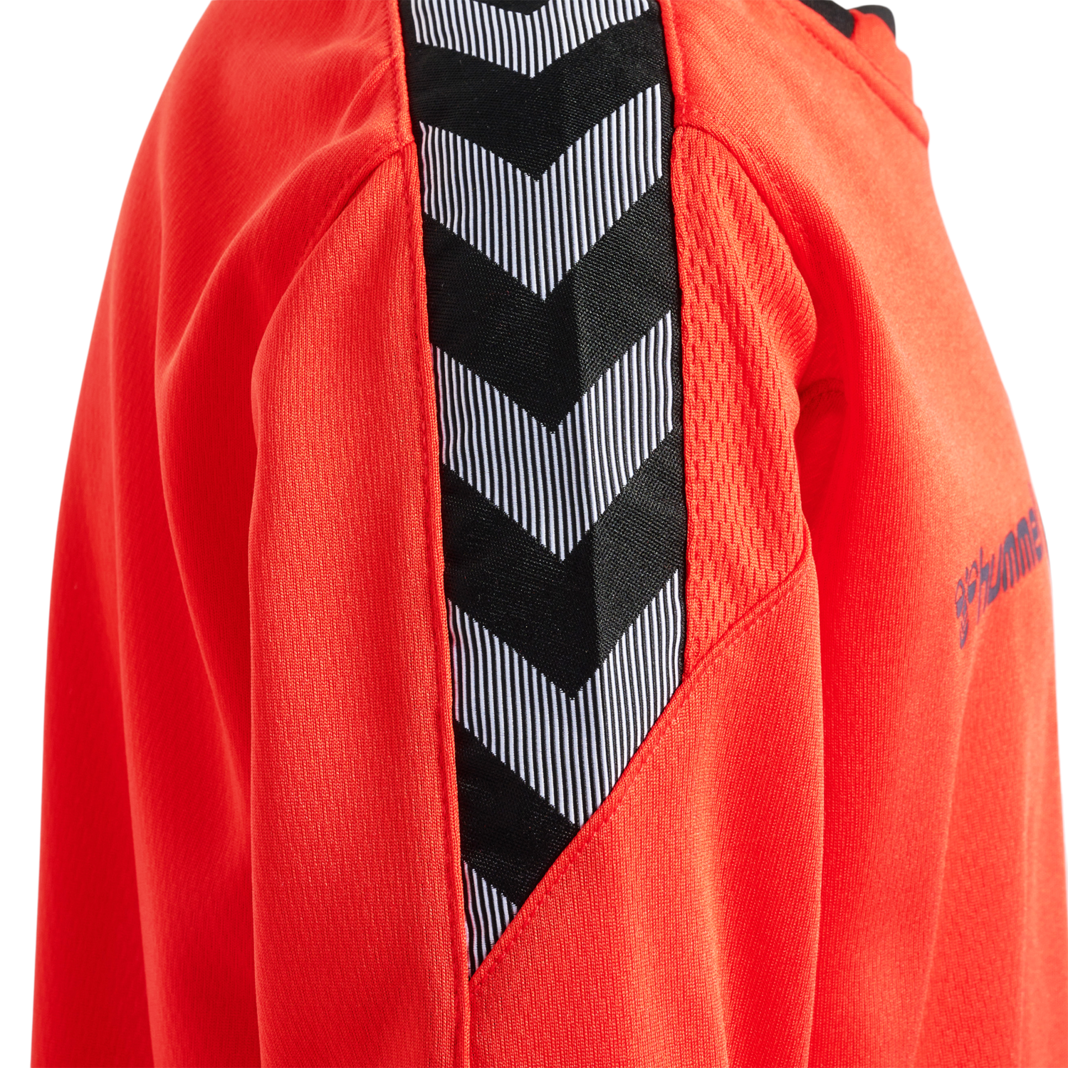 hmlAUTHENTIC KIDS POLY JERSEY L/S, FIRE RED, packshot