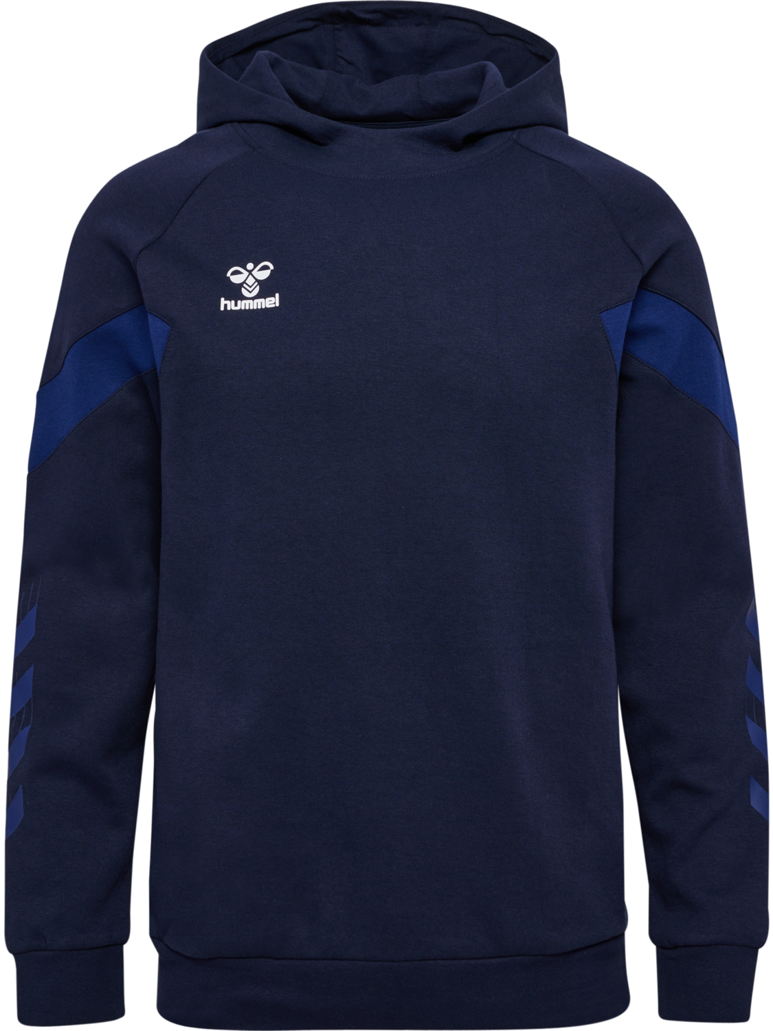 hmlTRAVEL SWEAT HOODIE, MARINE, packshot