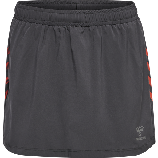 hmlPRO GRID GAME SKIRT, FORGED IRON hmlPRO GRID GAME SKIRT, FORGED IRON, packshot